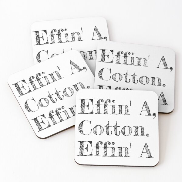 Item preview, Effin' A Cotton Dodgeball Quote Design designed and sold by ifdogscouldclap....