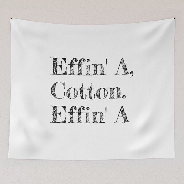 Item preview, Effin' A Cotton Dodgeball Quote Design designed and sold by ifdogscouldclap....