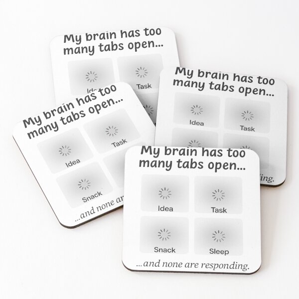 Item preview, ADHD BRAIN BUFFERING MODE designed and sold by Ginner15698.