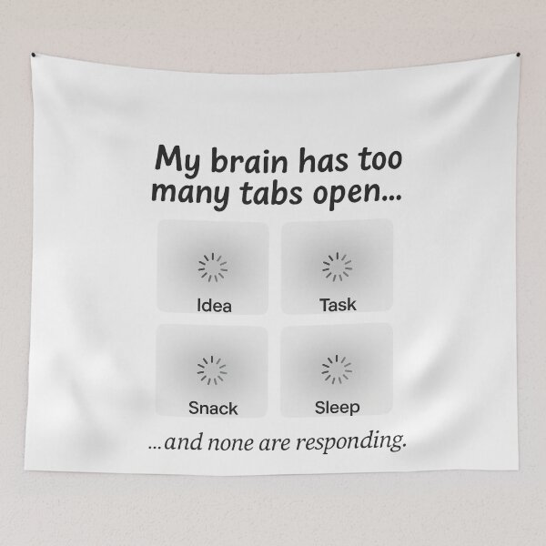 Item preview, ADHD BRAIN BUFFERING MODE designed and sold by Ginner15698.