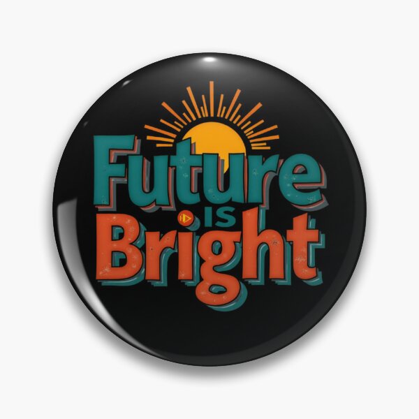 Item preview, Future Is Bright Retro Back to School | Positive Sunshine Quote designed and sold by GiftLore Studio.