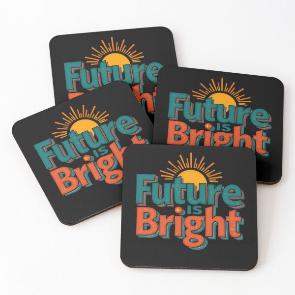 Item preview, Future Is Bright Retro Back to School | Positive Sunshine Quote designed and sold by GiftLore Studio.