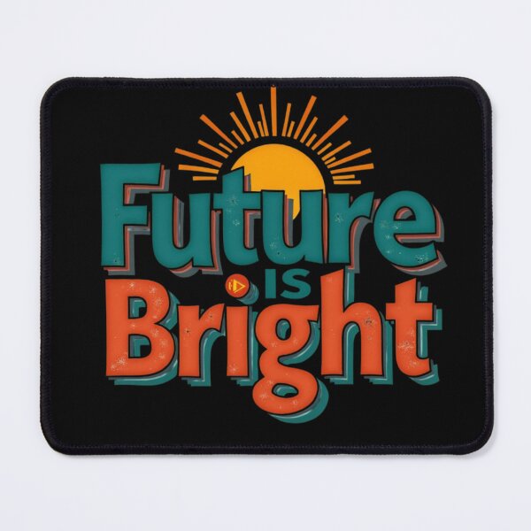 Item preview, Future Is Bright Retro Back to School | Positive Sunshine Quote designed and sold by GiftLore Studio.