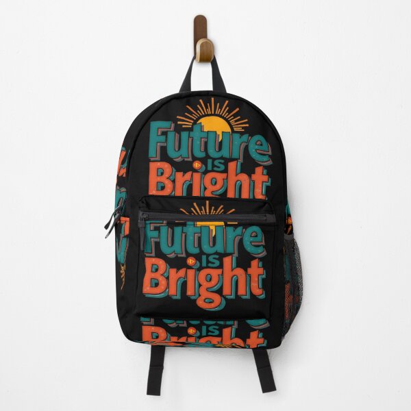 Item preview, Future Is Bright Retro Back to School | Positive Sunshine Quote designed and sold by GiftLore Studio.