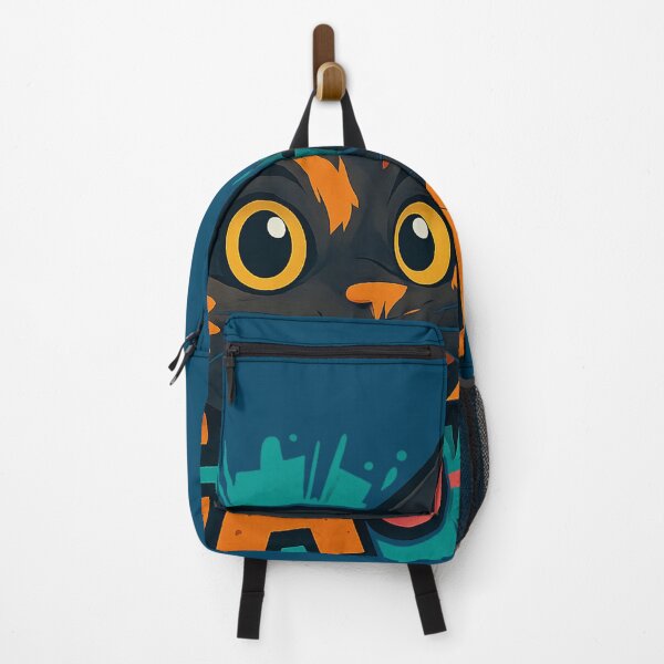 Item preview, Tortoiseshell Kitten with Orange Graffiti – Urban Style with Attitude designed and sold by Idelab-11.