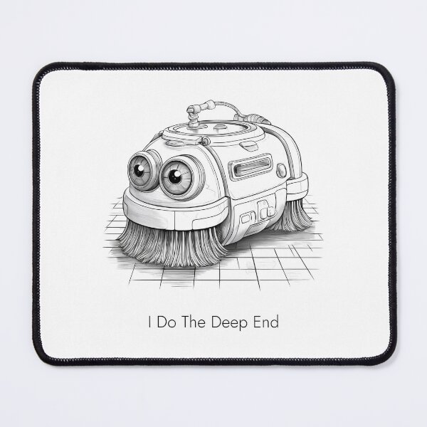 Item preview, Robot pool cleaner with cartoony eyes designed and sold by MechWorn.