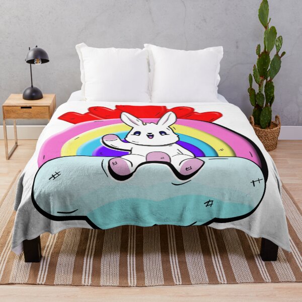 Item preview, Rainbow Bunny – Kawaii Love & Joy designed and sold by ForcePrint.