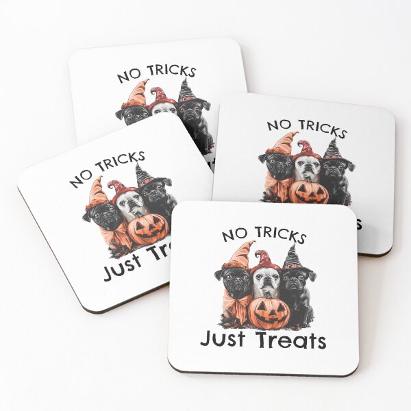 Item preview, dogs No Tricks Just Treats Cute Halloween Costume  designed and sold by ColorFlowArt.