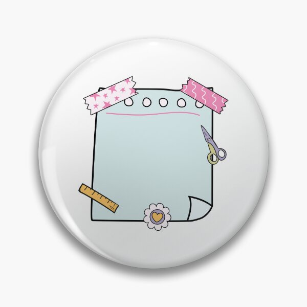 Item preview, Cute light greenish blue Post-it designed and sold by EmeraldeaArt.