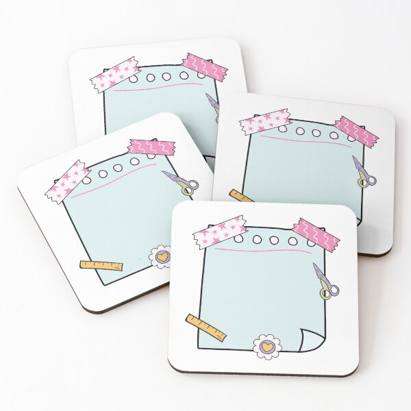Item preview, Cute light greenish blue Post-it designed and sold by EmeraldeaArt.
