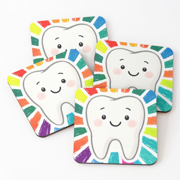 Item preview, Rainbow tooth designed and sold by Small Batch Love.