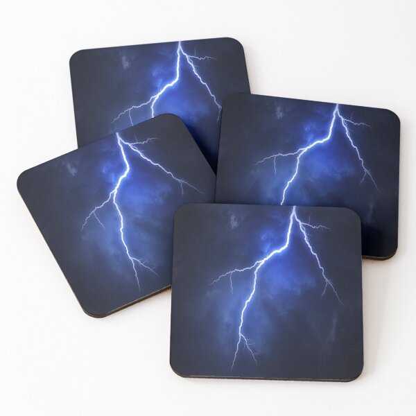 Item preview, Lightning. Blue & white. designed and sold by Calimon.