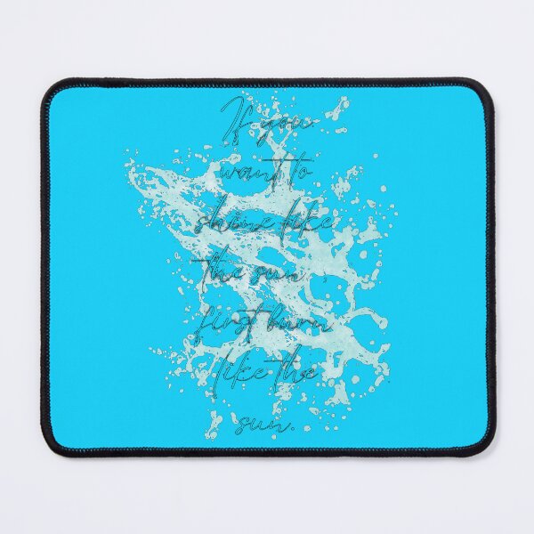 Item preview, Shimmer Like the Sea – Abstract Water Splash with Inspirational Quote designed and sold by SmyrnaArtGalery.