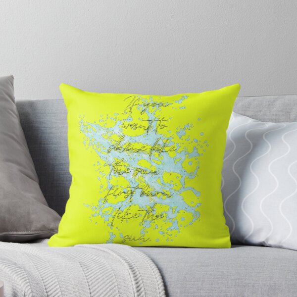 Item preview, Shimmer Like the Sea – Abstract Water Splash with Inspirational Quote designed and sold by SmyrnaArtGalery.
