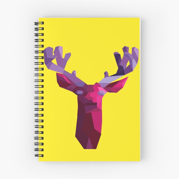 Item preview, Red beryl deer with amethyst antlers – Geometric art designed and sold by Just-Draws-22.