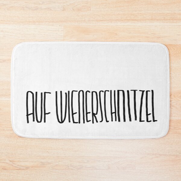 Item preview, Goodbye + Wiener Schnitzel = Auf Wienerschnitzel designed and sold by badlydrawnbabe.