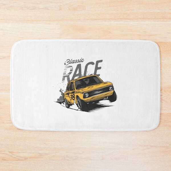 Item preview, Vintage Yellow Classic Car designed and sold by Joncasmiart.