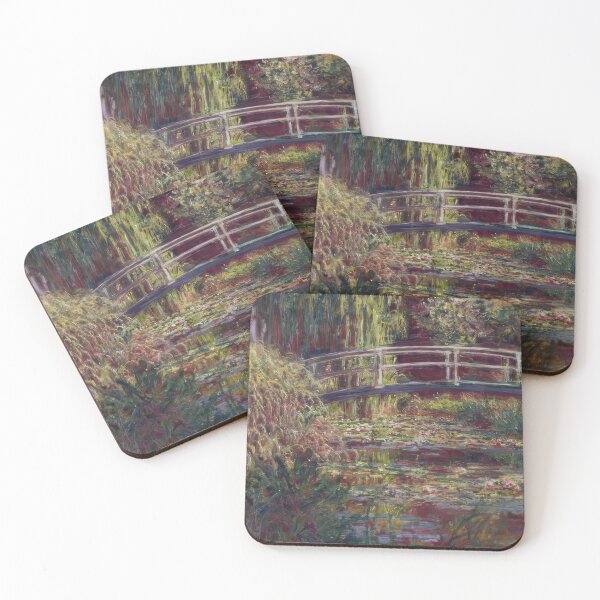 Item preview, The Japanese Bridge  The Water Lily Pond Symphony in Rose   1900 by Claude Monet designed and sold by GabyddAlessandr.