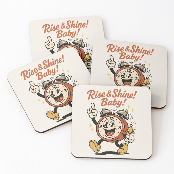 Item preview, Rise & Shine – Alarm Clock Cartoon designed and sold by HoopeStylee.