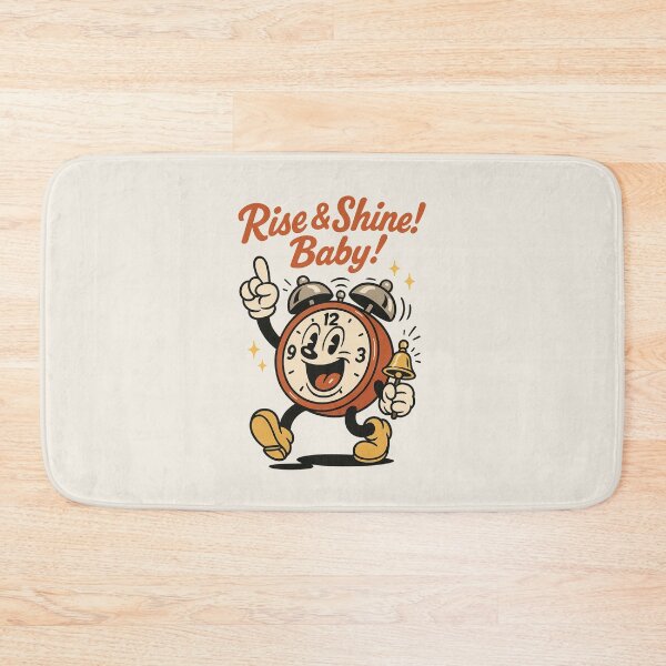 Item preview, Rise & Shine – Alarm Clock Cartoon designed and sold by HoopeStylee.