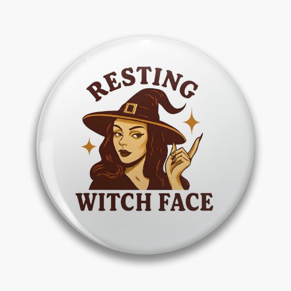 Item preview, Resting Witch Face design with Witch Vintage designed and sold by Small Batch Love.
