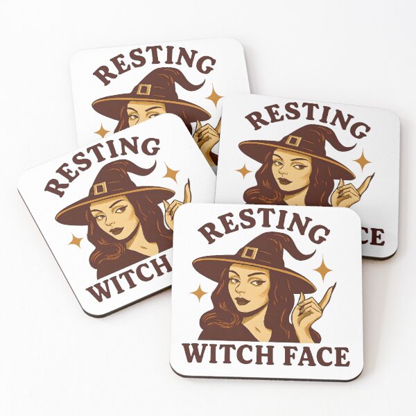 Item preview, Resting Witch Face design with Witch Vintage designed and sold by Small Batch Love.