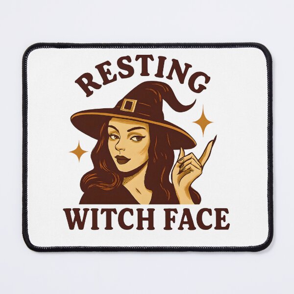 Item preview, Resting Witch Face design with Witch Vintage designed and sold by Small Batch Love.