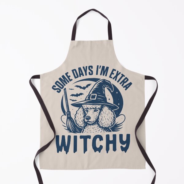 Item preview, Some Days I'm Extra Witchy – Poodle Halloween designed and sold by Bossy Dogs Co..