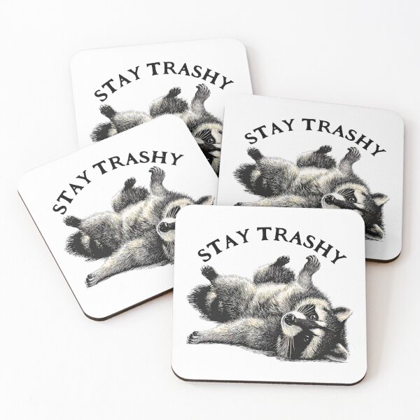 Item preview, Raccoon Stay Trashy designed and sold by ColorFlowArt.