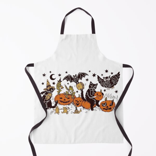 Item preview, Cute Vintage retro halloween cottage core frog cat designed and sold by creepytoesart.