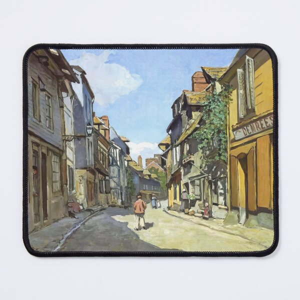 Item preview, The La Rue Bavolle at Honfleur 1864 by Claude Monet designed and sold by GabyddAlessandr.