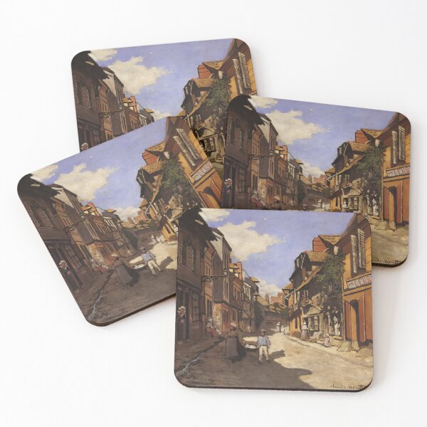 Item preview, The La Rue Bavolle at Honfleur 2   1864 by Claude Monet designed and sold by GabyddAlessandr.