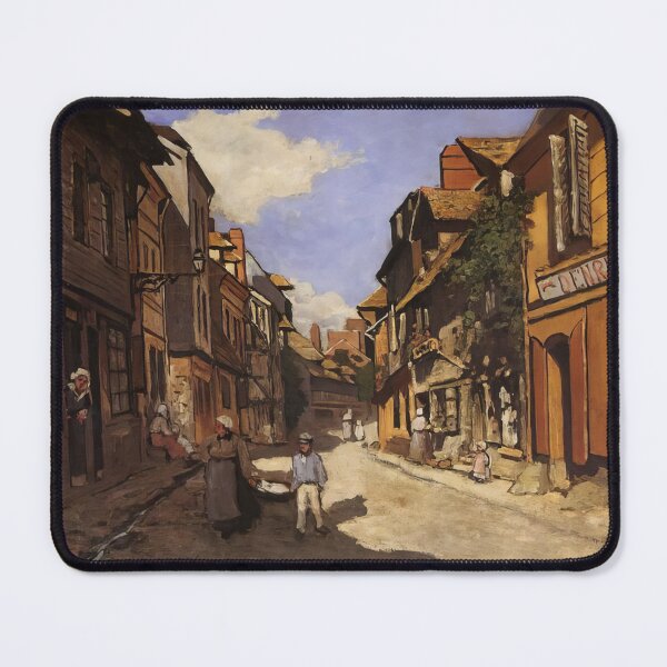 Item preview, The La Rue Bavolle at Honfleur 2 1864 by Claude Monet designed and sold by GabyddAlessandr.