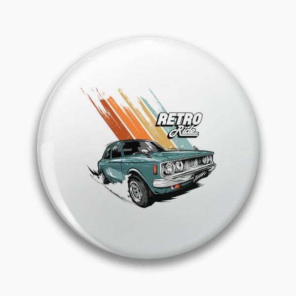 Item preview, Vintage Blue Classic Car designed and sold by Joncasmiart.