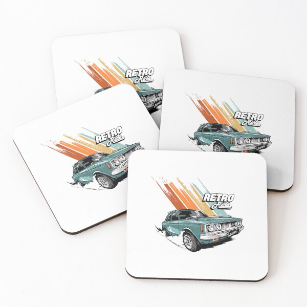 Item preview, Vintage Blue Classic Car designed and sold by Joncasmiart.