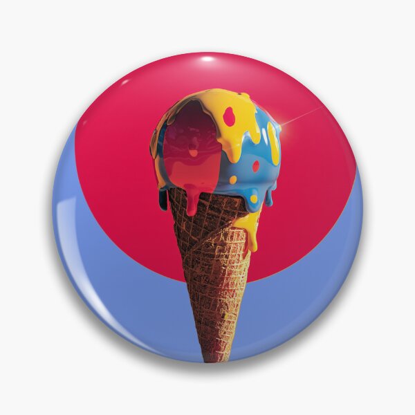 Item preview, Melting Sun – Surreal Dripping Ice Cream Art designed and sold by LoomisDreams.
