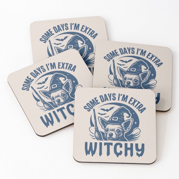 Item preview, Some Days I'm Extra Witchy – Chihuahua Halloween  designed and sold by Bossy Dogs Co..
