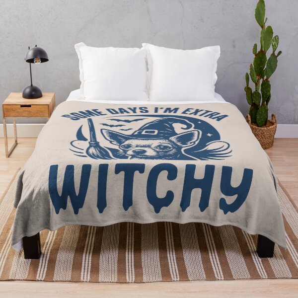 Item preview, Some Days I'm Extra Witchy – Chihuahua Halloween  designed and sold by Bossy Dogs Co..