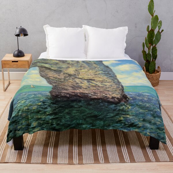 Item preview, The Manneport at High Tide 1885 by Claude Monet designed and sold by GabyddAlessandr.