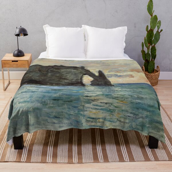 Item preview, The Manneport Cliff at Etretat   1883 by Claude Monet designed and sold by GabyddAlessandr.