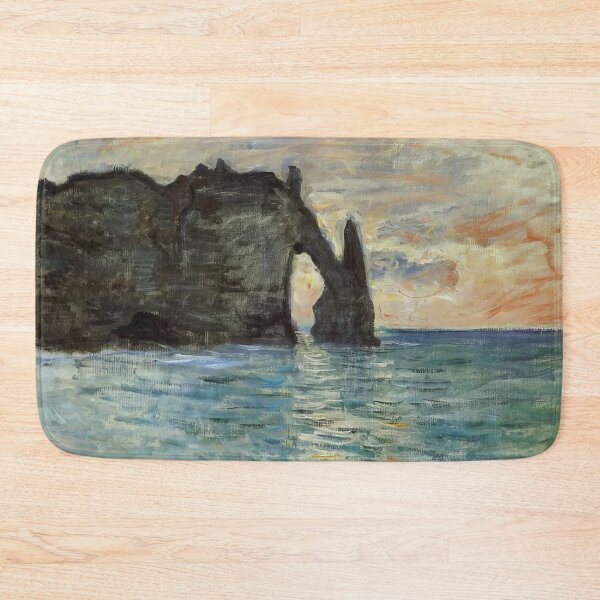 Item preview, The Manneport Cliff at Etretat   1883 by Claude Monet designed and sold by GabyddAlessandr.