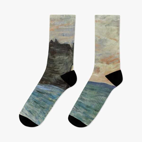 Item preview, The Manneport Cliff at Etretat   1883 by Claude Monet designed and sold by GabyddAlessandr.