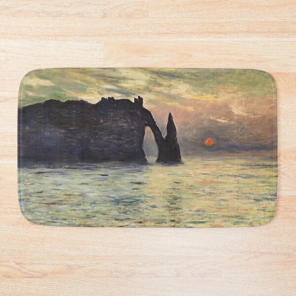 Item preview, The Manneport Cliff at Etretat Sunset   1883 by Claude Monet designed and sold by GabyddAlessandr.