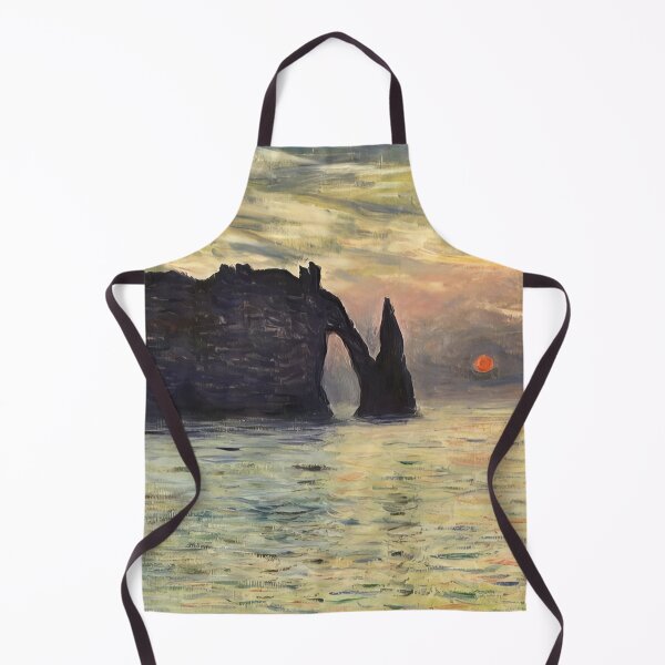 Item preview, The Manneport Cliff at Etretat Sunset 1883 by Claude Monet designed and sold by GabyddAlessandr.
