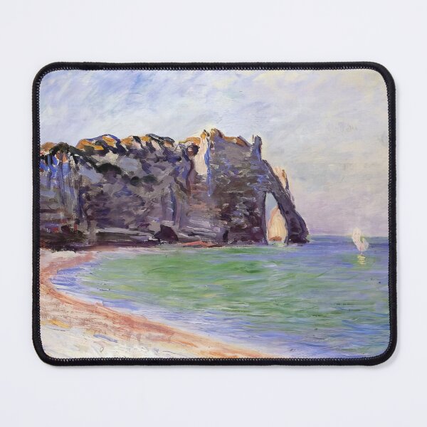 Item preview, The Manneport Etretat the Porte d'Aval 1885 by Claude Monet designed and sold by GabyddAlessandr.