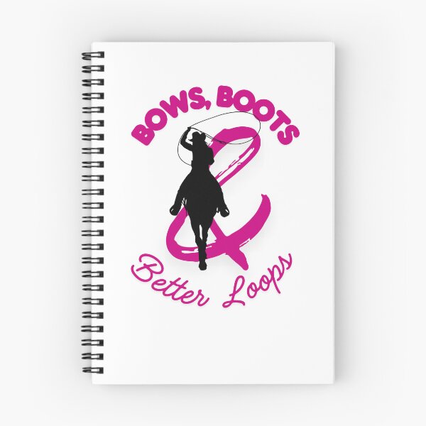 Item preview, Bows Boots Better Loops Cowgirl Roping designed and sold by Small Batch Love.