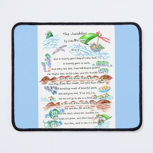 Item preview, The Jumblies by Edward Lear Verse 6 designed and sold by LymphomaLass.