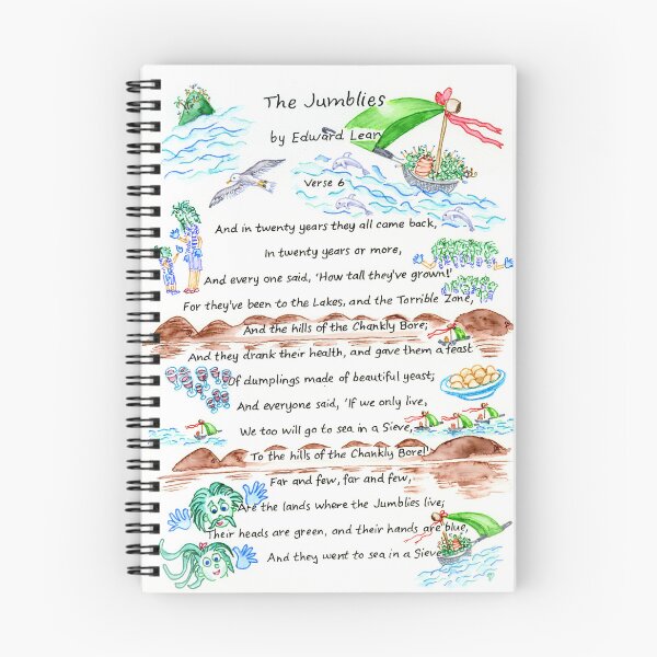 Item preview, The Jumblies by Edward Lear Verse 6 designed and sold by LymphomaLass.