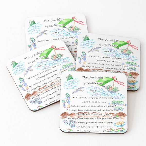 Item preview, The Jumblies by Edward Lear Verse 6 designed and sold by LymphomaLass.