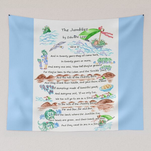 Item preview, The Jumblies by Edward Lear Verse 6 designed and sold by LymphomaLass.